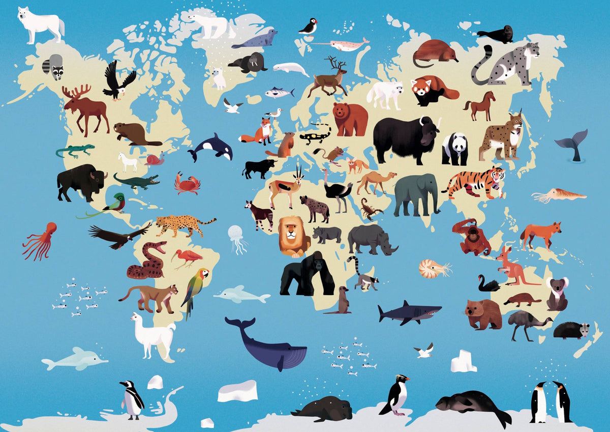 Puzzle - Animaux 500 pièces