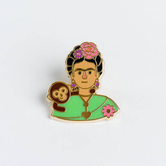 Pon’s Frida avec un singe