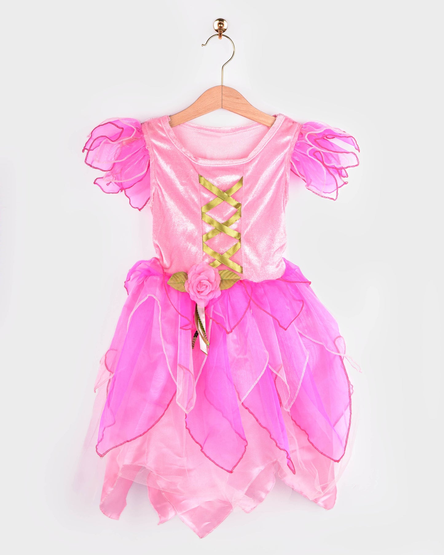 Fairy dress with wings+tiara+wand 122-128 cm 6-8 years