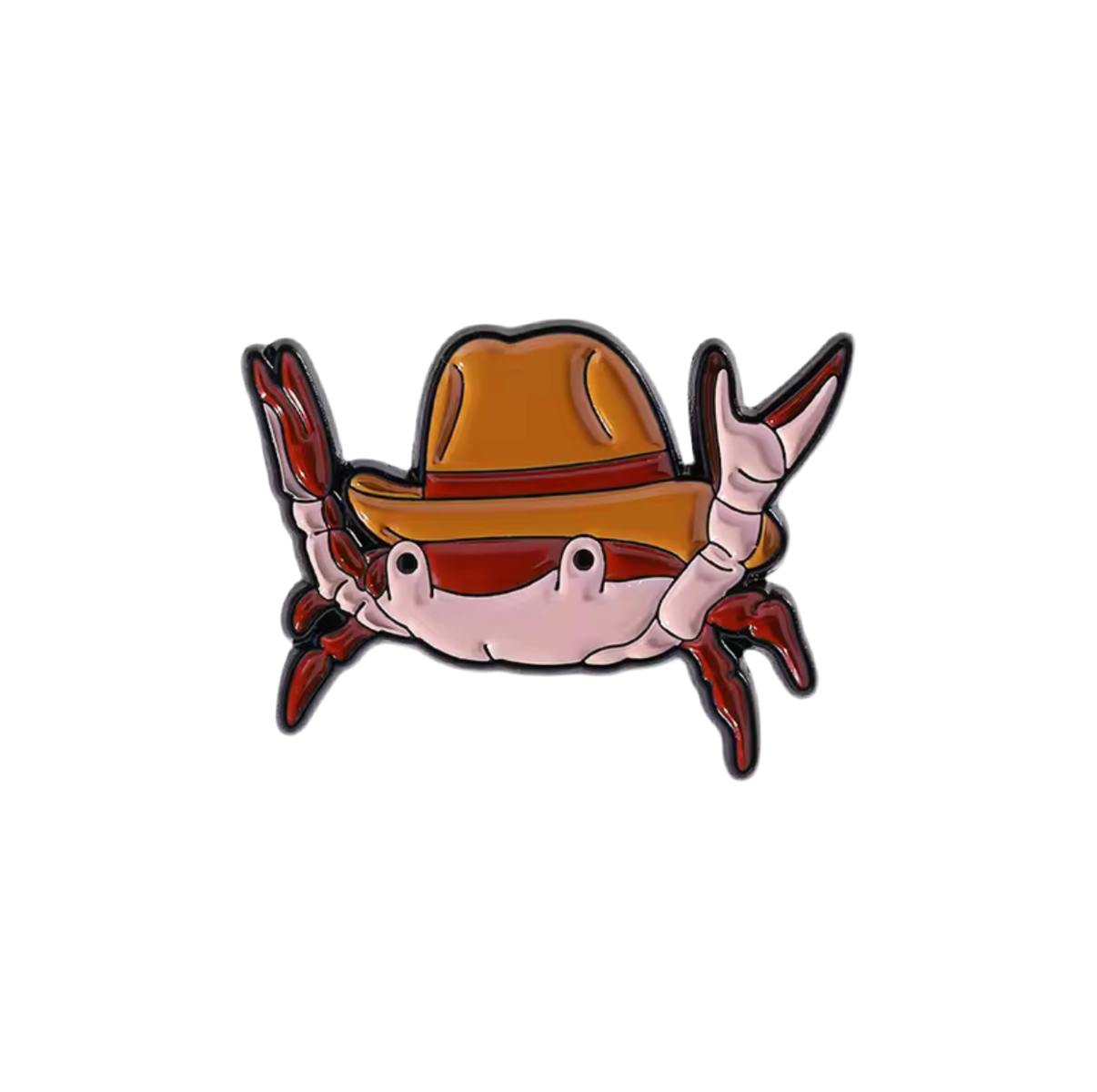 pins crabe cowboy
