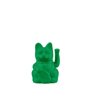 Gato Mini Sortudo Verde Brilhante
