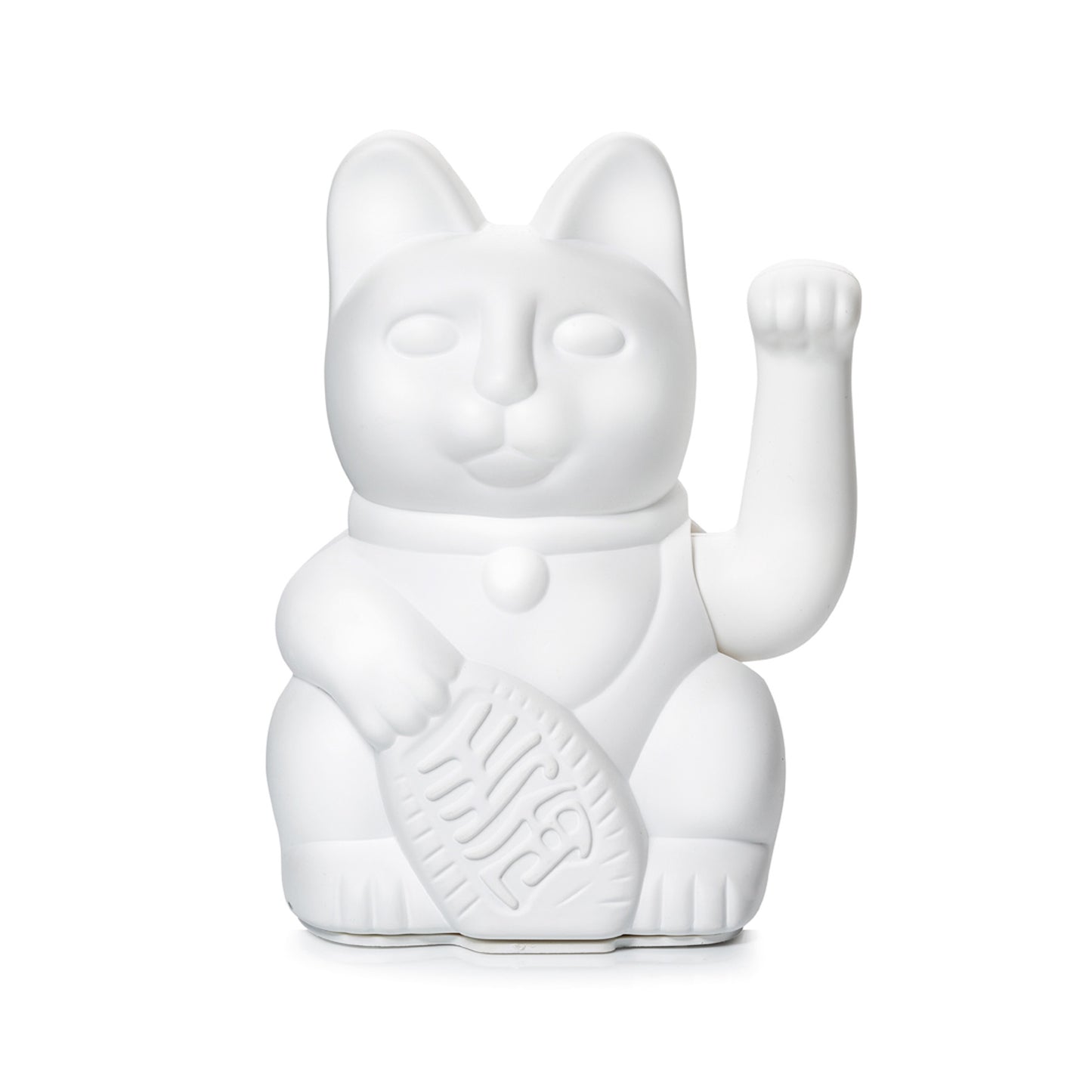 Gato blanco afortunado