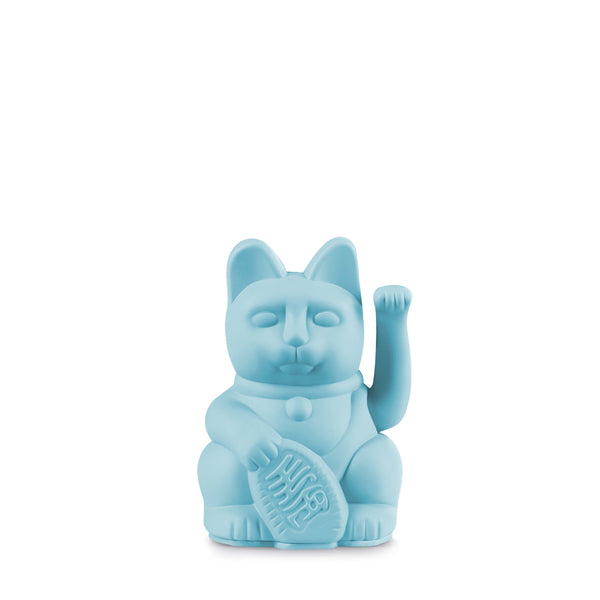 幸運のミニ招き猫「エミ」（水色）