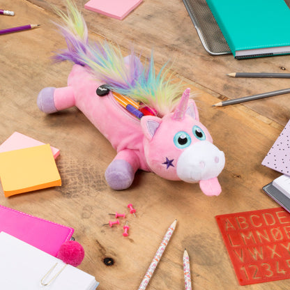Arc-en-ciel licorne rose Trousse scolaire