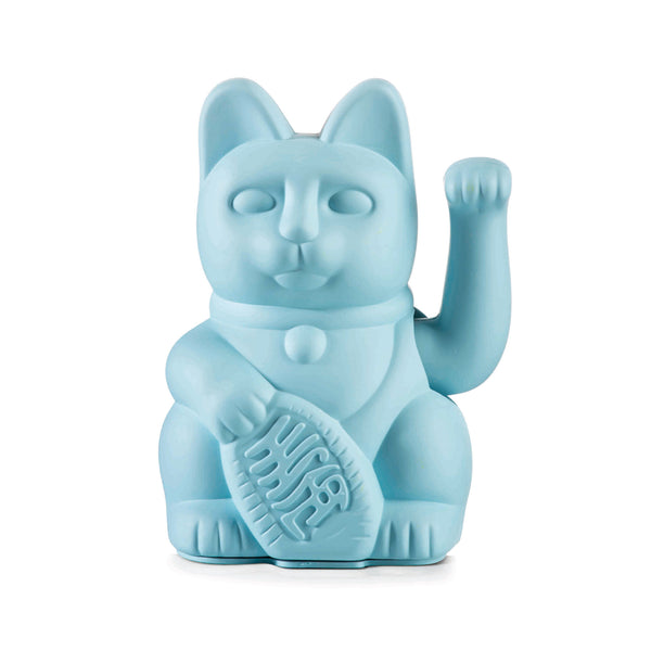 Chat Chanceux Bleu Clair