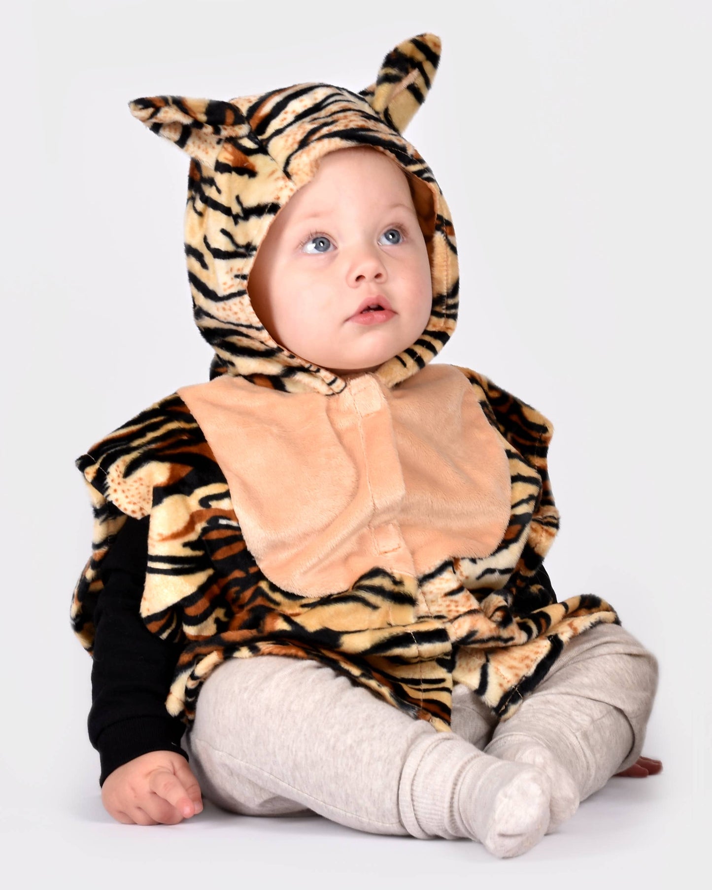 Tiger mini cape for children aged 1-4 years, sizes 86-110