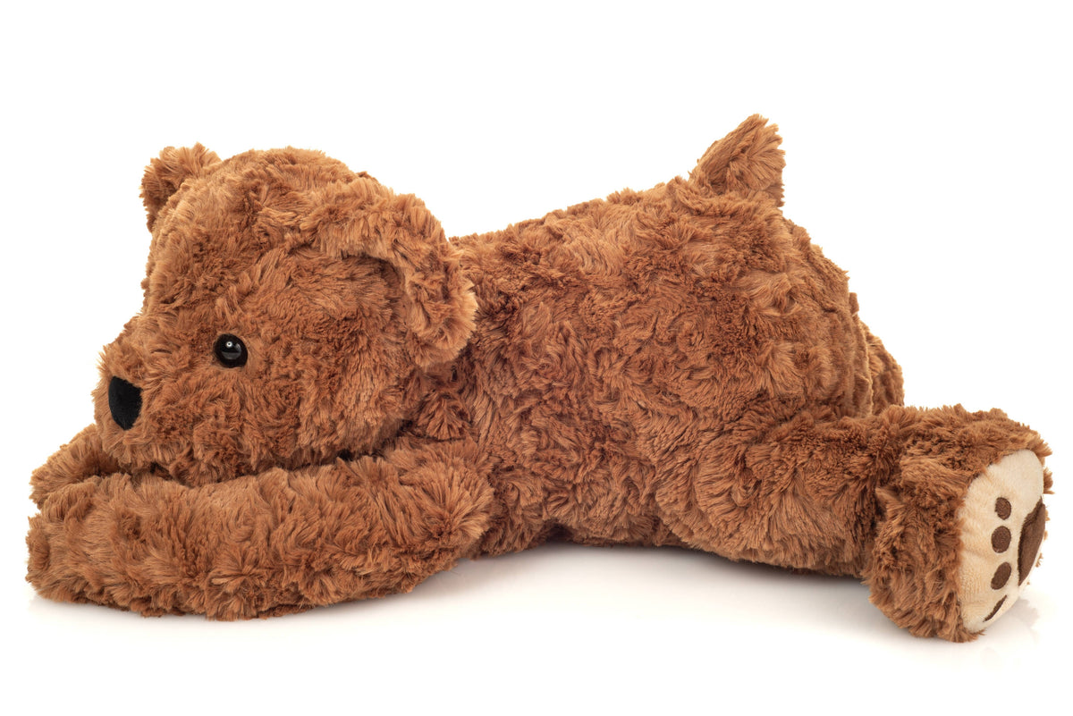 Peluche Ours Couché Marron