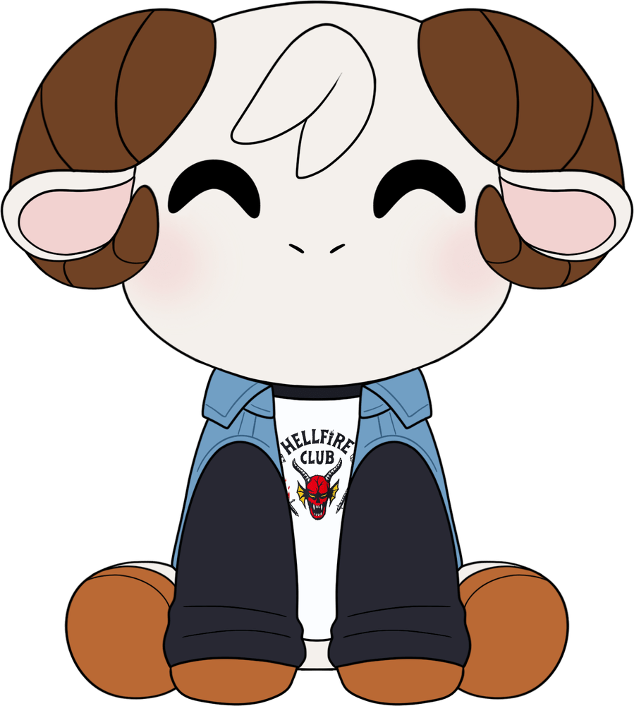 Stranger Things Eddie x Rammie Plush (9in)