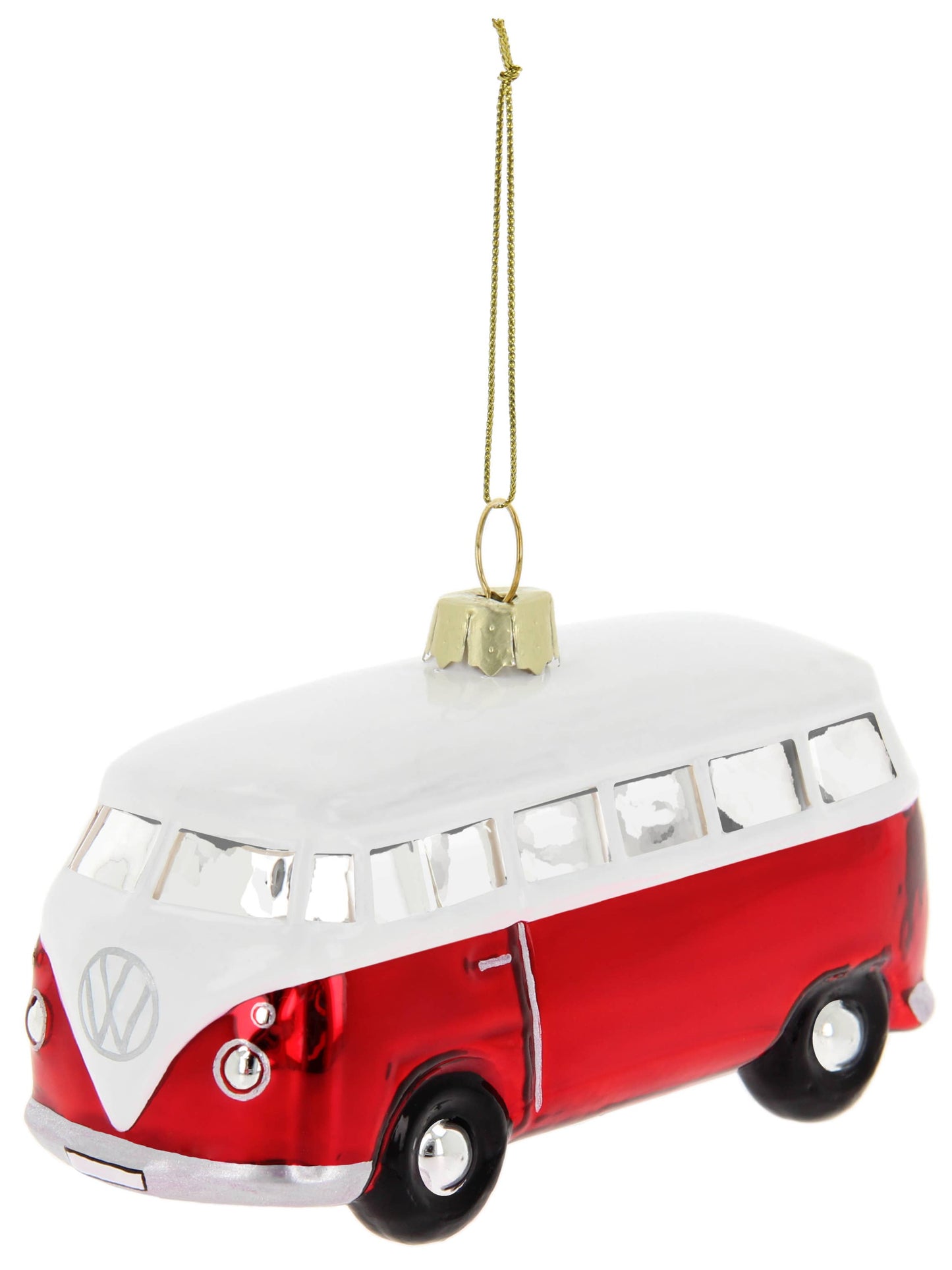 Décoration de Noël VW T1 Bus Rouge & Blanc
