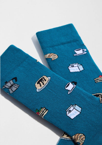 BeSweetBreakfast Green - 100% Organic Cotton Socks