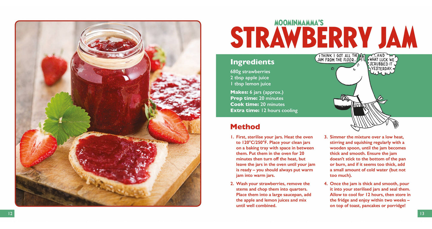 Carnet Moomin - cadeau carré 64 pages Comfort Food