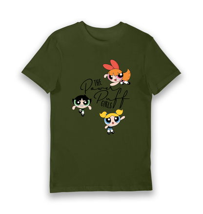 T-shirt adulte Powerpuff Girls multi-personnages