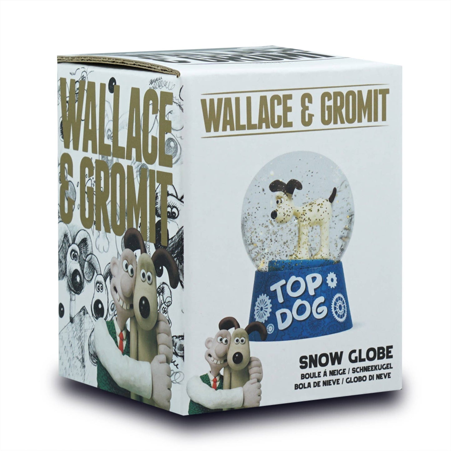 Wallace &amp; Gromit Snow Globe - Gromit
