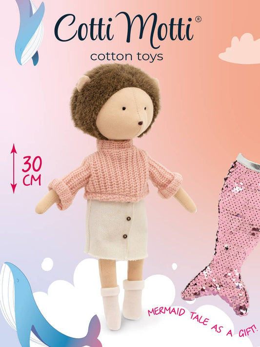 Peluche Henry el Erizo: Falda Vaquera 29 cm 0+