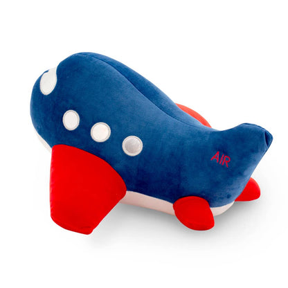 Cojín de peluche avión 40 cm