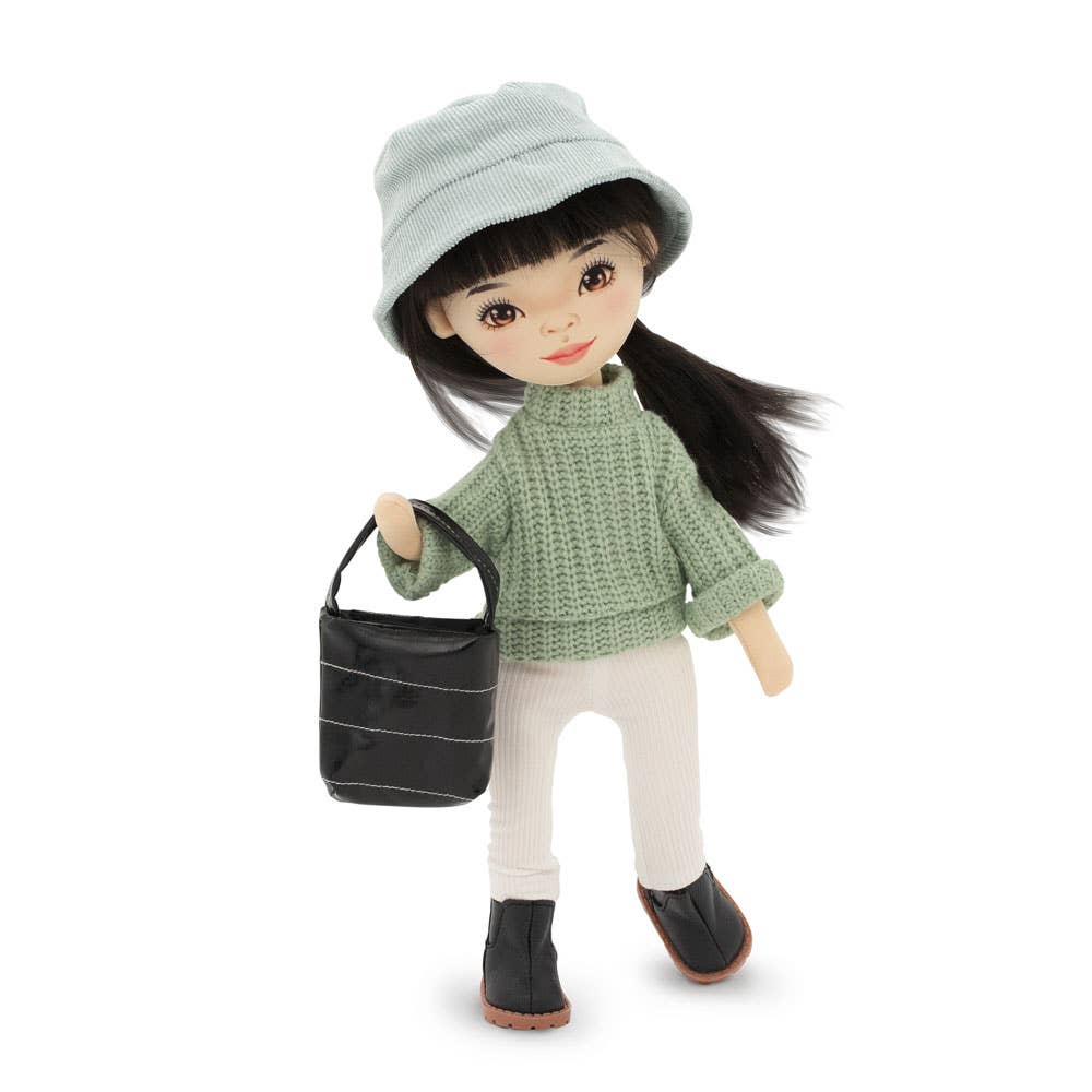 Lilu-pop met groene trui, 32 cm