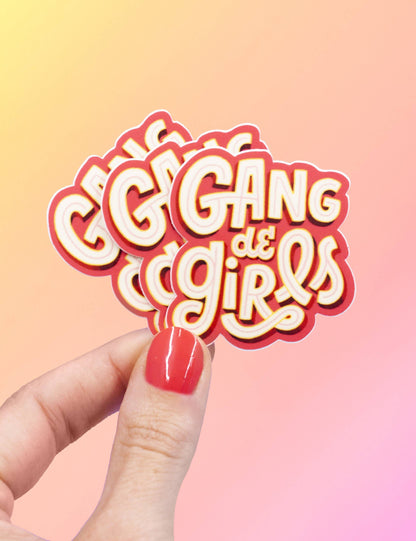 Autocollant – vinyle Gang de girls pour la prise de notes | Joanna Behar – vue 1