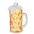 Ornement de Noël chope de bière en verre – 10,3 cm