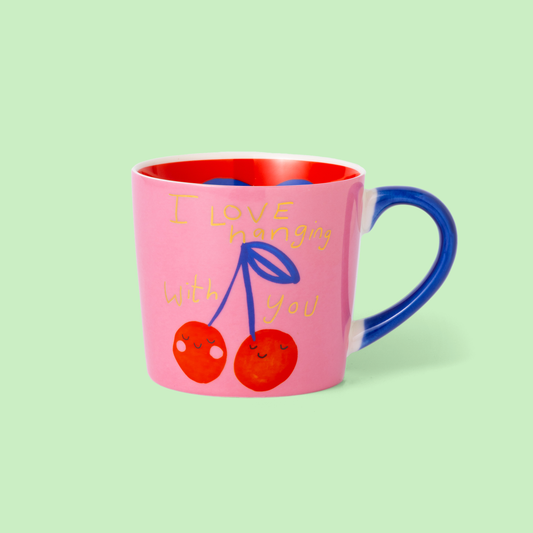 Mug Cerises « J’aime sortir avec toi »