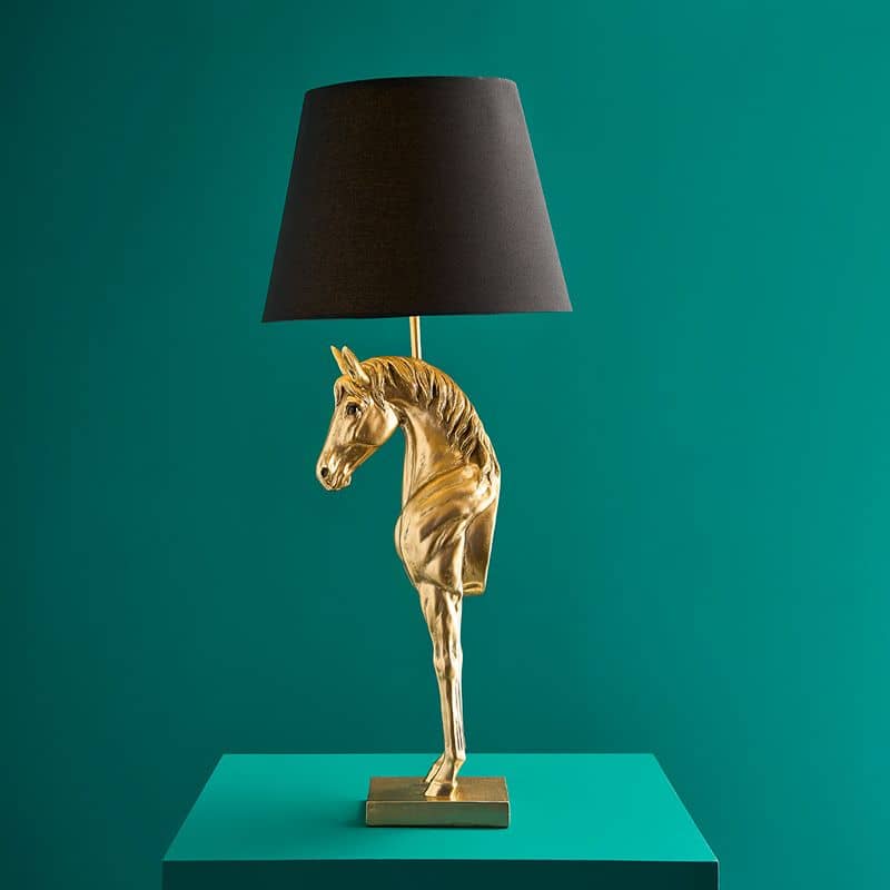 Wendy Table Lamp, Gold E27, Resin, 30 x 30 x 68.5 cm