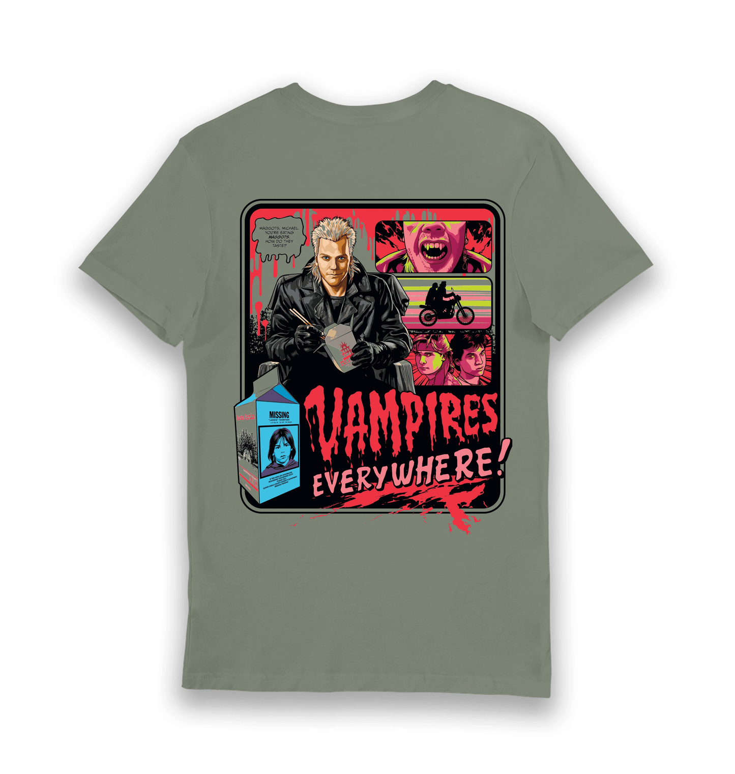 T-shirt adulte The Lost Boys David Vampires Everywhere recto-verso