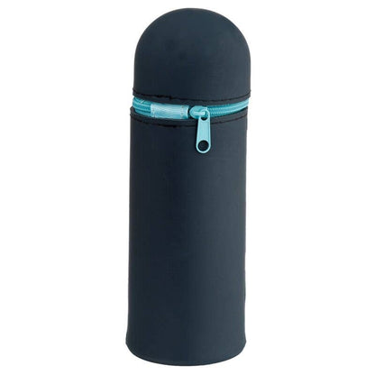 Estojo de lápis em silicone em forma de pinguim
