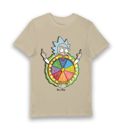 T-shirt adulte Rick and Morty Spin the Wheel
