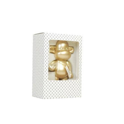 Adorno - Figura colgante de mono suelto 'La Leyenda' - Poliresina - Dorado - 33x21x50cm