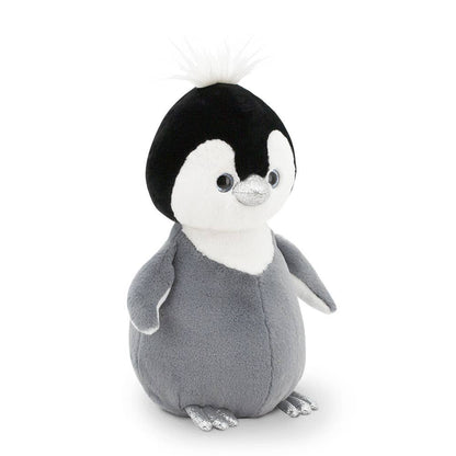 Peluche Fluffy le pingouin gris - 22 cm - dès 0 mois