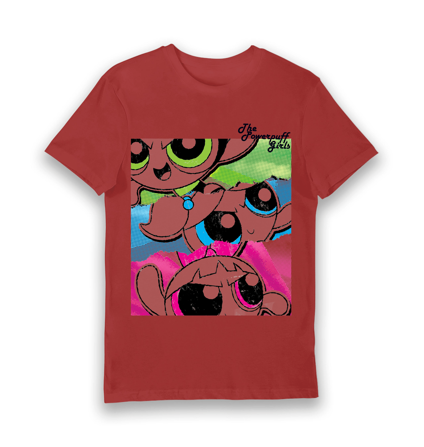 T-shirt adulte Powerpuff Girls affiche vintage