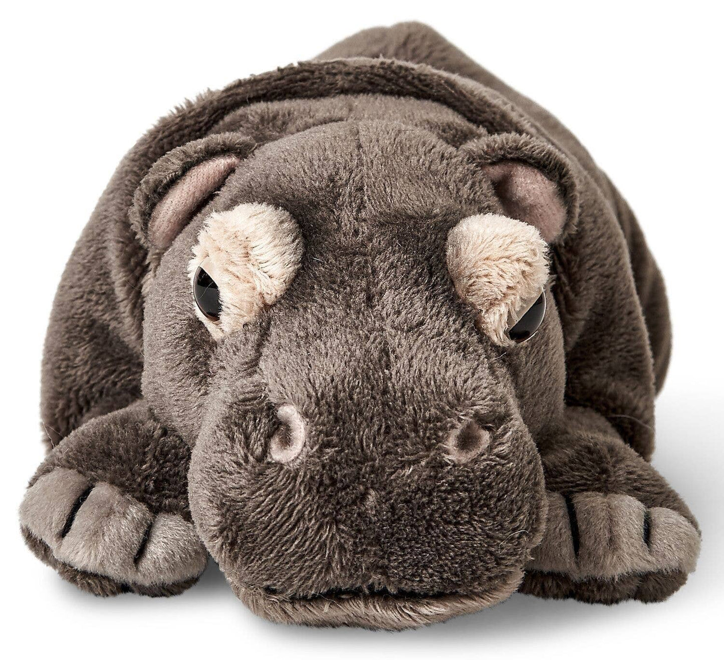 Plush Hippo Lying Down