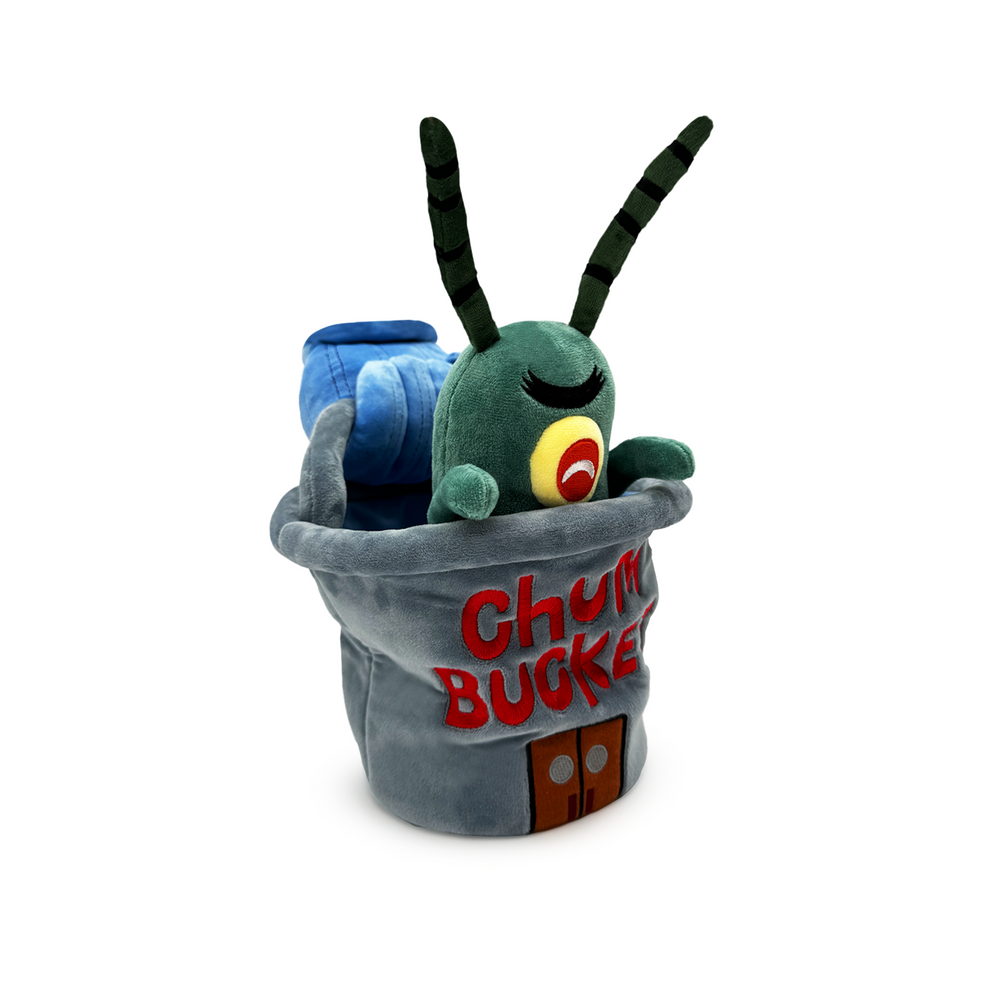 Peluche Plankton Chum Bucket – 22,9 cm
