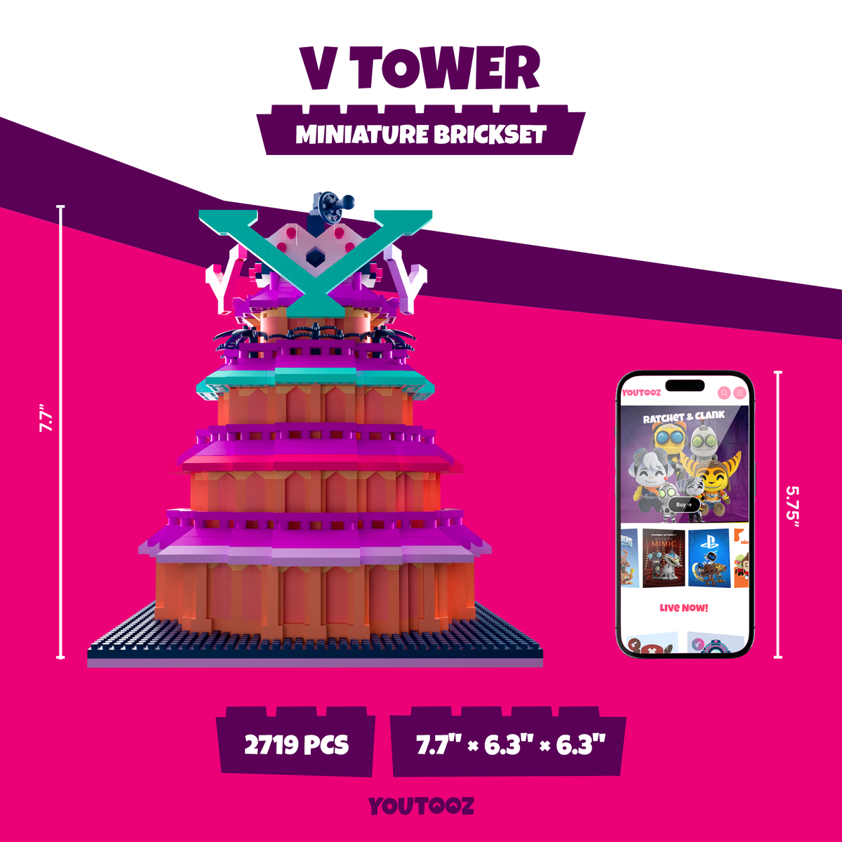 V Tower Brickset