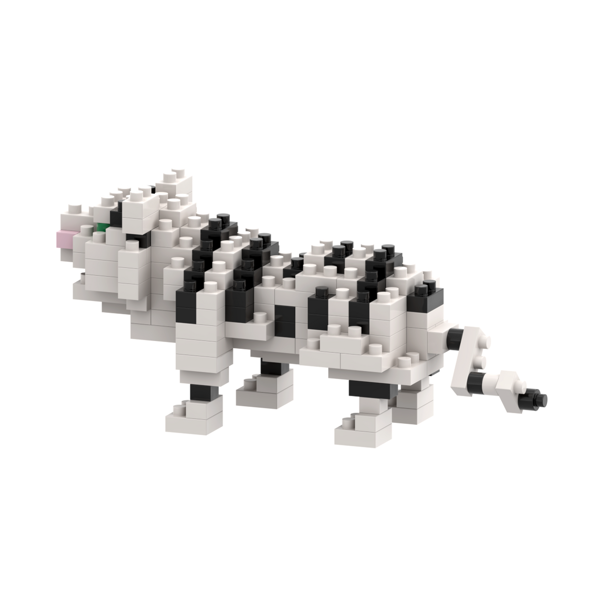 BRIXIES Weißer Tiger
