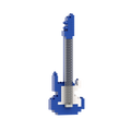 BRIXIES E-Gitarre blau