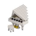 BRIXIES Piano (Grand) White