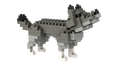 BRIXIES Wolf Dunkelgrau