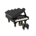 BRIXIES Klavier (Flügel) schwarz