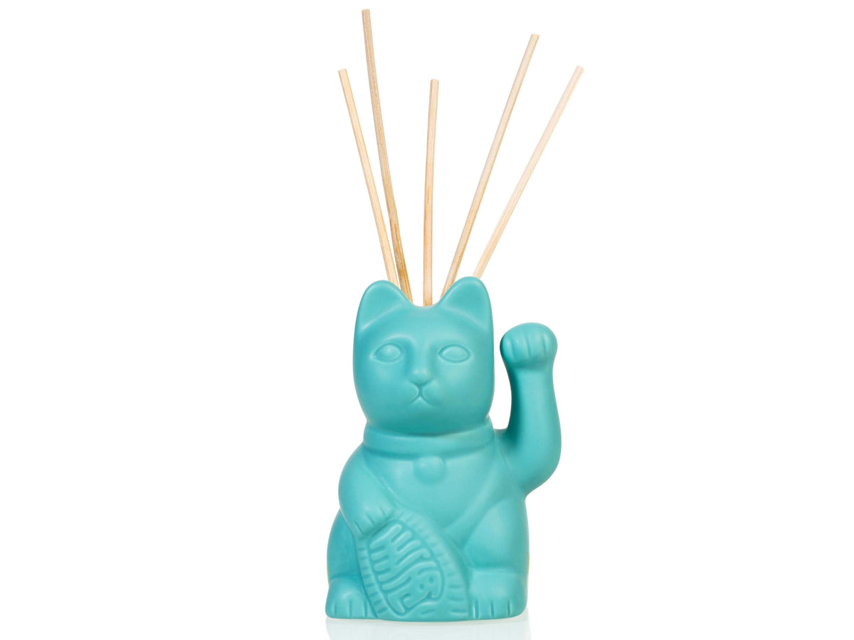 Diffuseur de Parfum Chat Chanceux Bleu – 40 ml