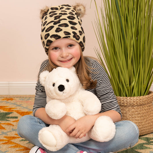 Peluche Ours polaire assis