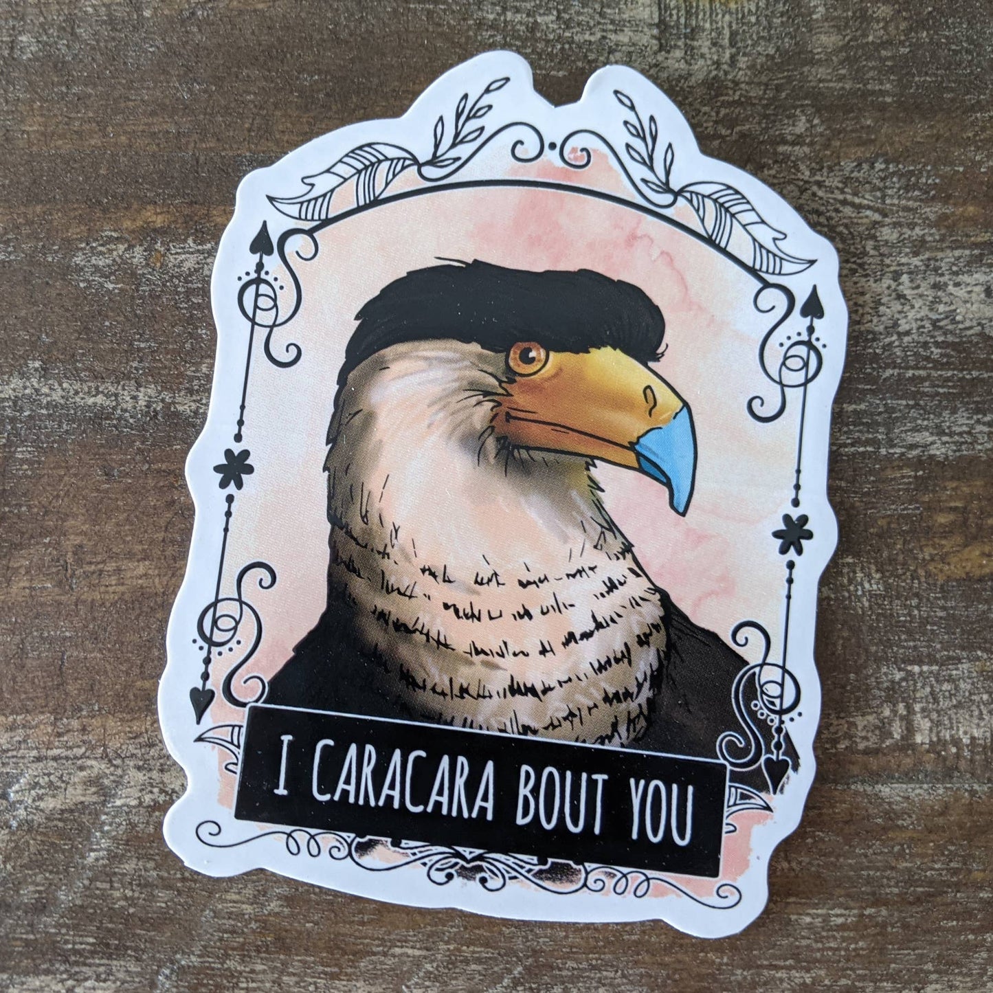 Sticker “I Caracara Bout You”