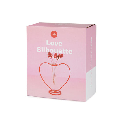 Vase Love Silhouette