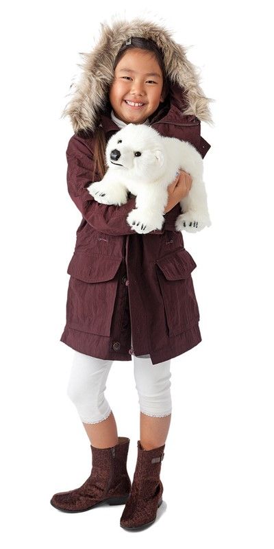 Fantoche de mão urso polar