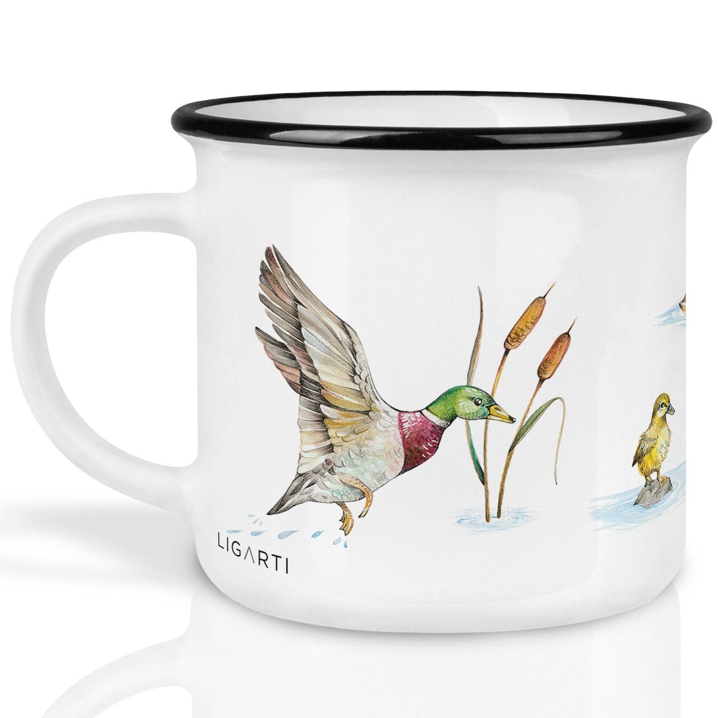 Mug en céramique - Étang aux canards