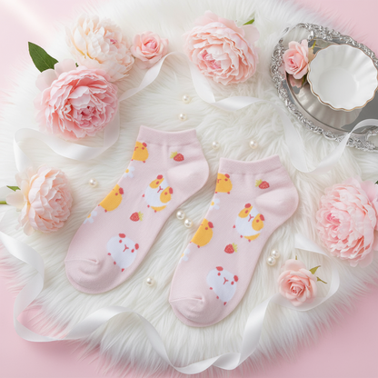 Chaussettes Cochons d’Inde aux fraises