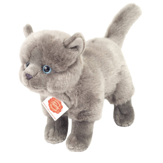 Standing Chartreux Cat Plush Toy