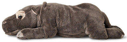 Plush Hippo Lying Down