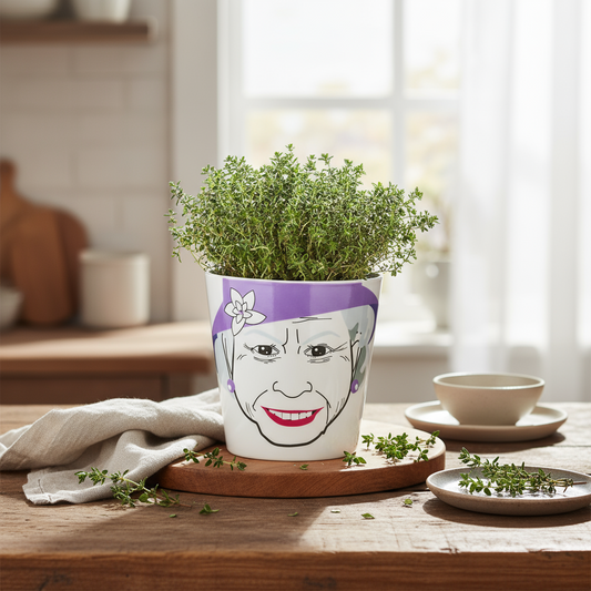 Queen flower pot