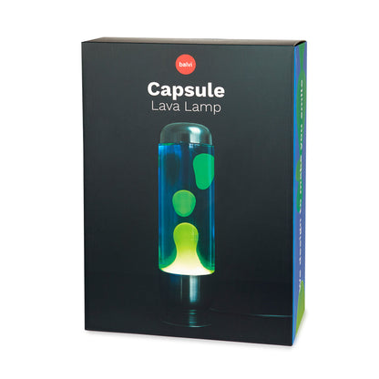 Capsule Lava Lamp - Blue/Green
