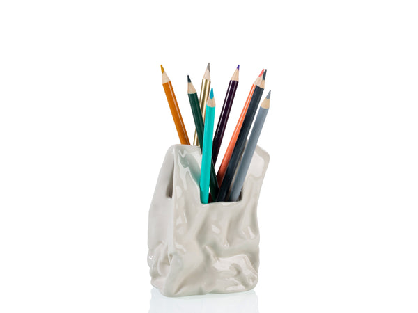Pot de Fleur « Je ne Suis pas un Sac en Plastique ! » – Petit – Bitten